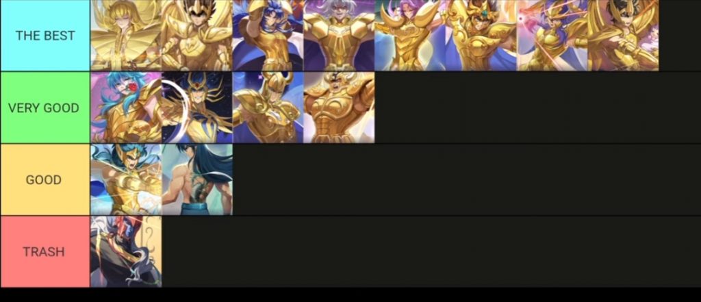 Saint Seiya EX Tier List, Karakter Terbaik untuk Digunakan!