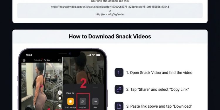 Cara Mudah Download Snack Video Tanpa Watermark Langsung dari Browser