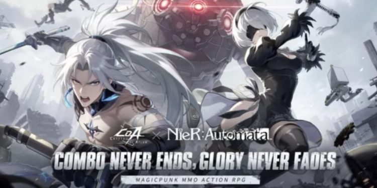 Crystal of Atlan x Nier Automata Resmi Dimulai, Hadirkan 2B, 9S dan Boss Event Baru