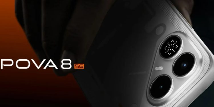 Bocoran Tecno Pova 8, HP Gaming dengan Baterai 8000mAh dan Layar 144Hz?