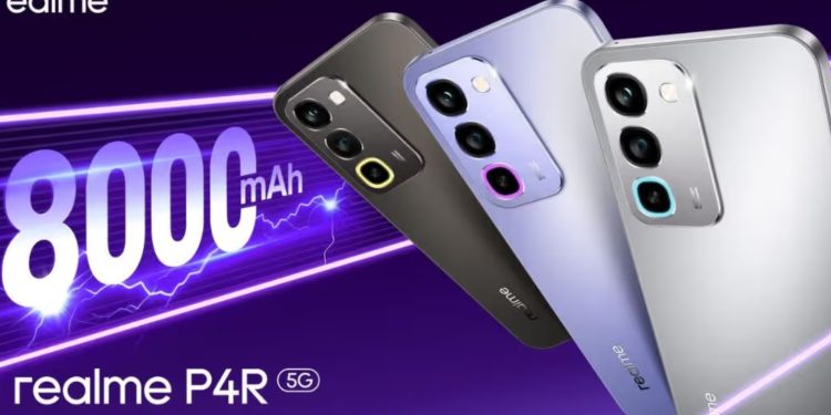 Bocoran Spesifikasi Realme P4R 5G, Bawa Baterai 8000mAh dan Layar 144Hz