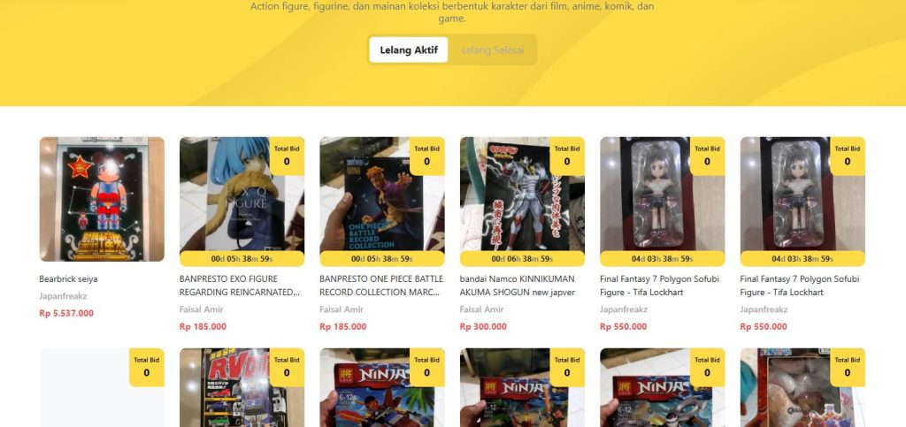 Cara Lelang Action Figure Terpercaya dan Aman di Indonesia