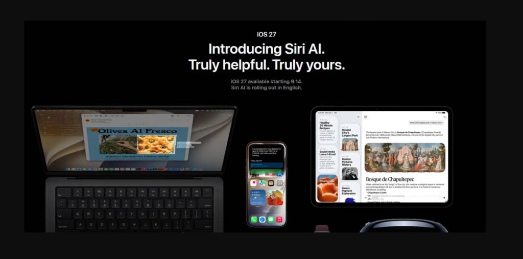 iOS 27 Resmi Rilis 14 September, Bawa Siri dengan AI yang Lebih Besar