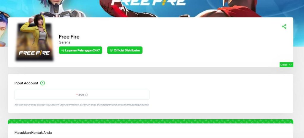 Platform Interaktif untuk Beli FF Voucher Secara Mudah