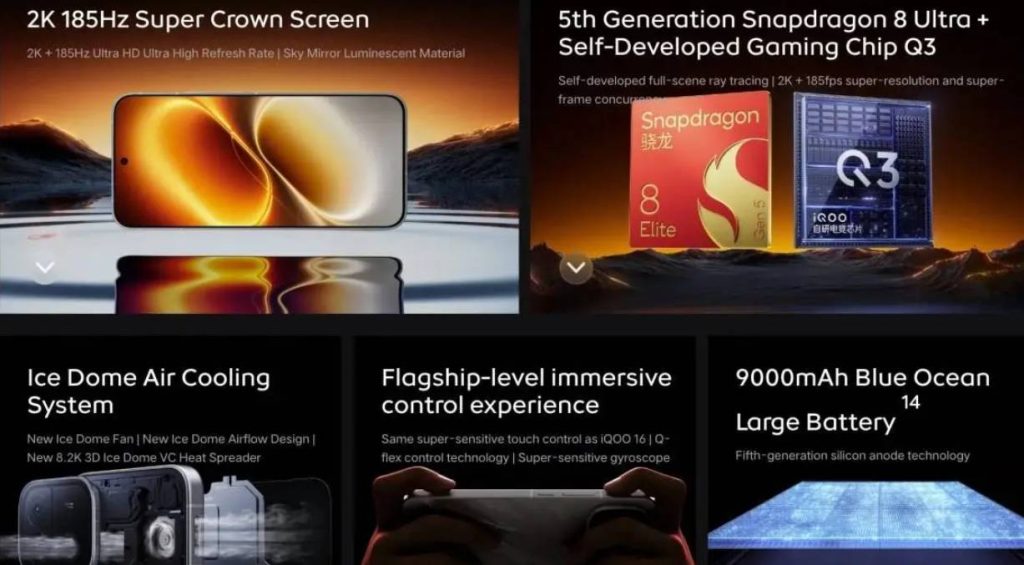 Bocoran Spesifikasi iQOO Neo12, Hadir dengan Baterai 9.000mAh dan Layar 185Hz